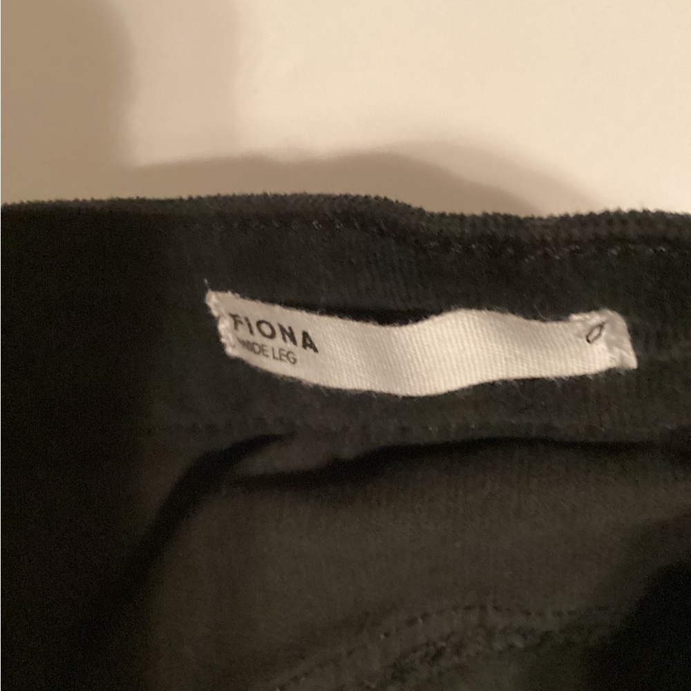 Dear John Fiona Wide Leg High Wasted Black Corduroy Jeans Size 30 NWT - Picture 4 of 12